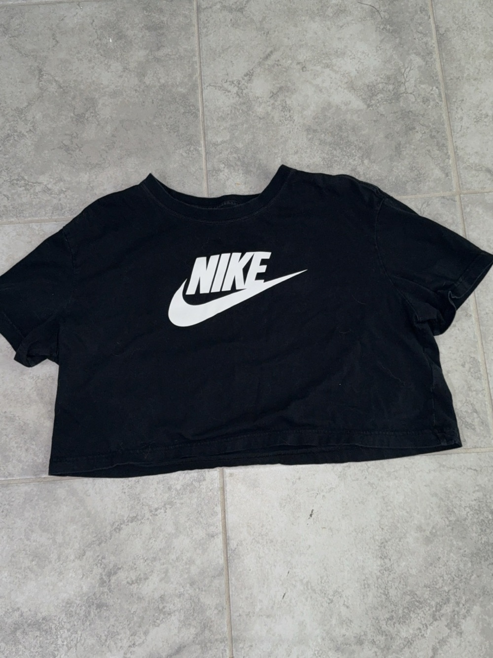 Nike Black Crop Top